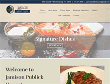 Tablet Screenshot of jamisonpublickhouse.com